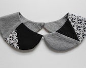 10 % DISCOUNT / Geometric Mosaic Casual Style Handmade Detachable Peter Pan Collar Necklace Col Claudine Amovible