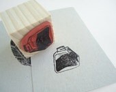 natural rubber ink bottle stamp
