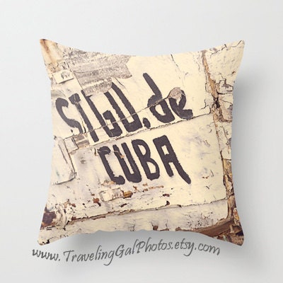 NEW Pillow Cover beach white brown grey shabby chic cottage nautical shipwreck wood ocean Cuba home decor gift pillow case 20"x20"