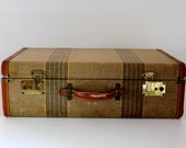 Vintage depression era suitcase/luggage