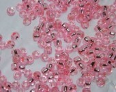 Toho Silver Lined Pink Glass Seed Beads sz 6