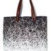 Organic Nest Tote Bag - Gray with White