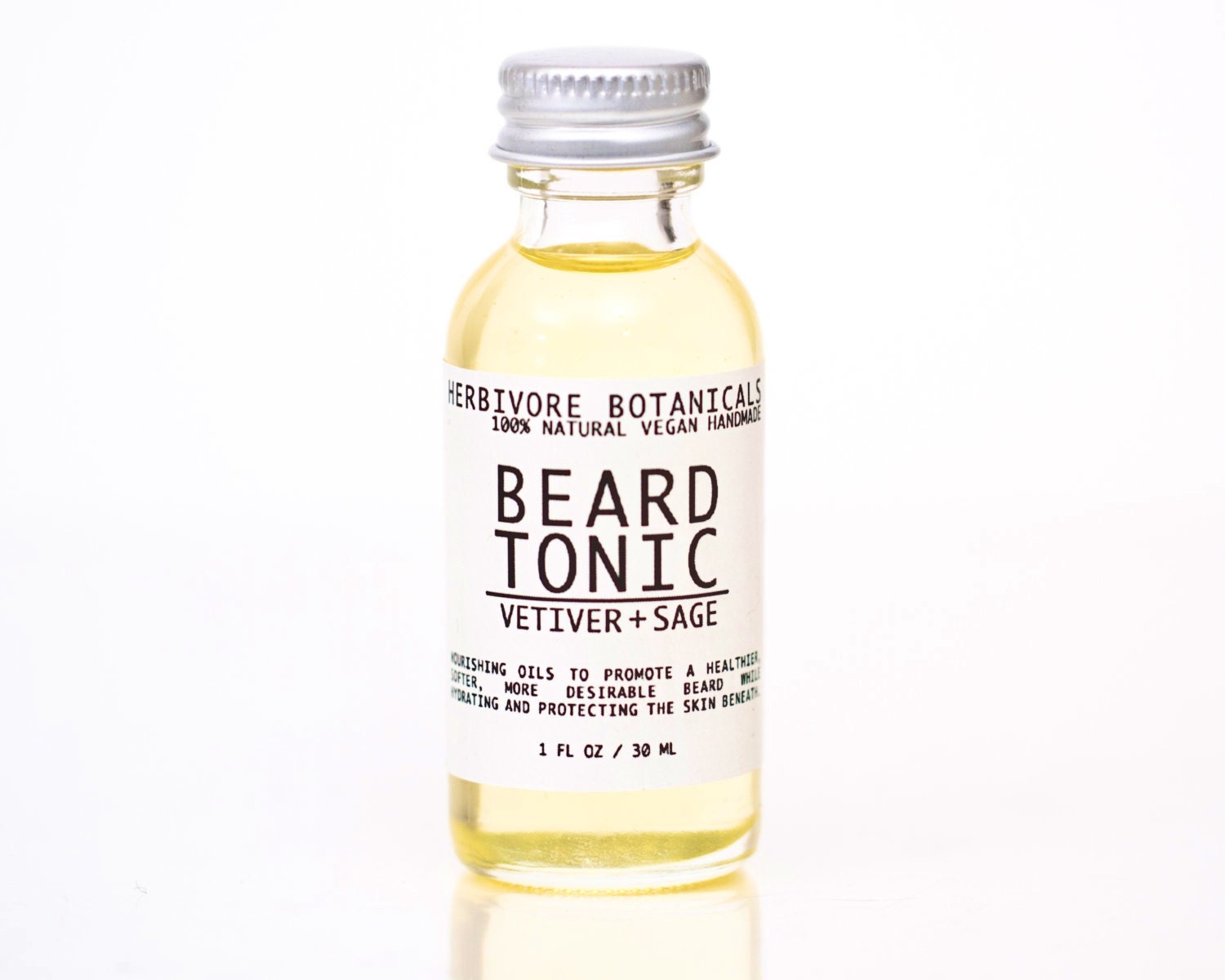 100% Natural Beard Tonic. Beard Conditioner. Mens Gift. - HerbivoreBotanicals