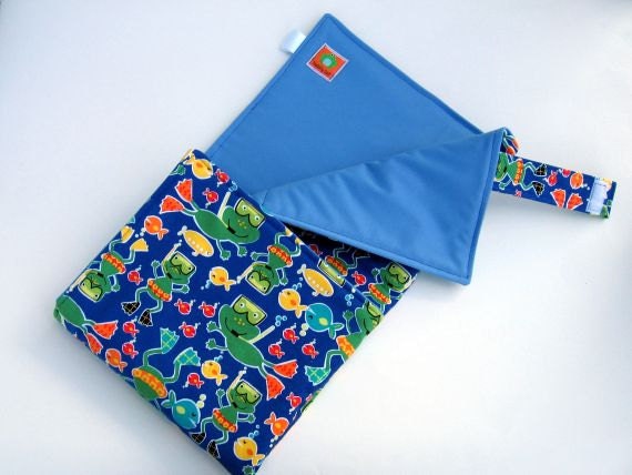 Baby Boy Frog Waterproof Changing Pad