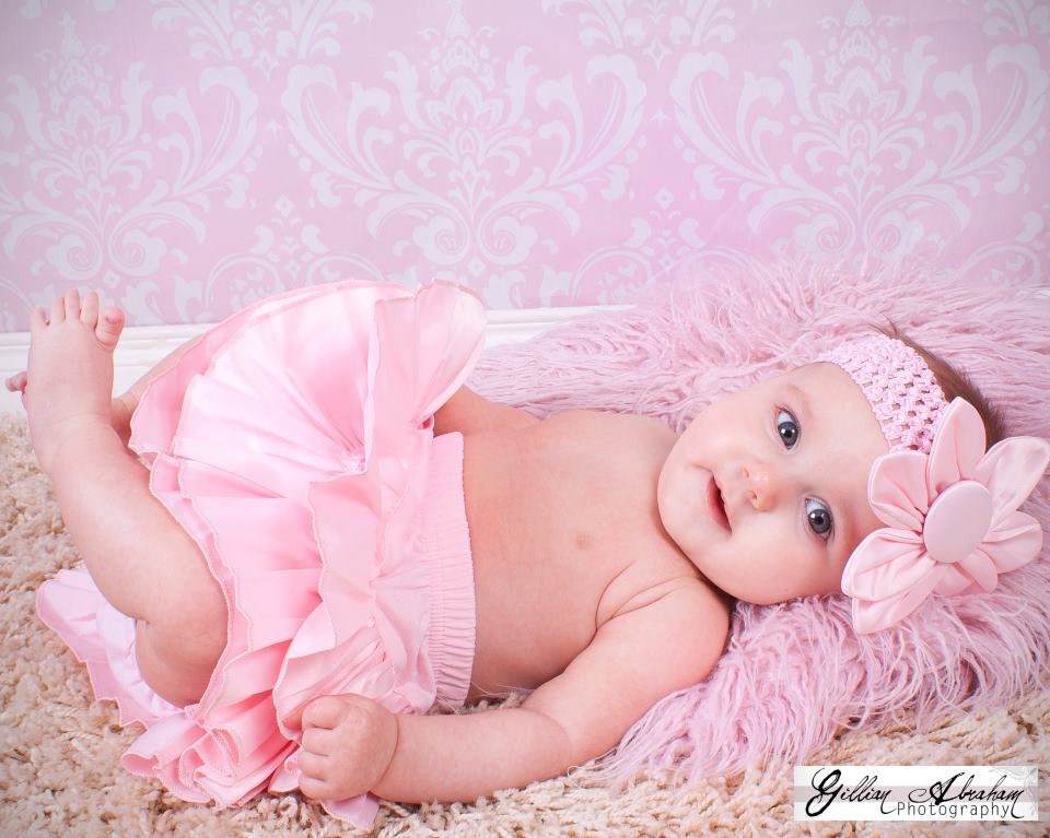 Photography Backdrop 6ft Light Pink & White