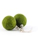 Green Felt Earrings Eco Friendly Felted Earrings Small Woodland Earrings Gift For Her