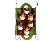 Owl Playmat - children feeling expression animal quilt travel toy