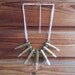 Quartz Crystal Bullet & Pyrite Collar Necklace