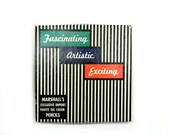 20% OFF SALE Photo Color Pencils, Vintage 1950s Marshall's Oil Color Pencils