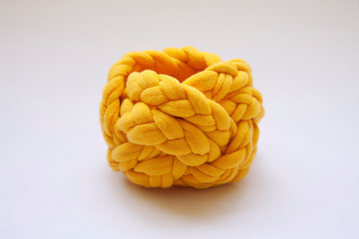 one mustard yellow vintage woven fabric bracelet, large cuff, ONE AVAILABLE