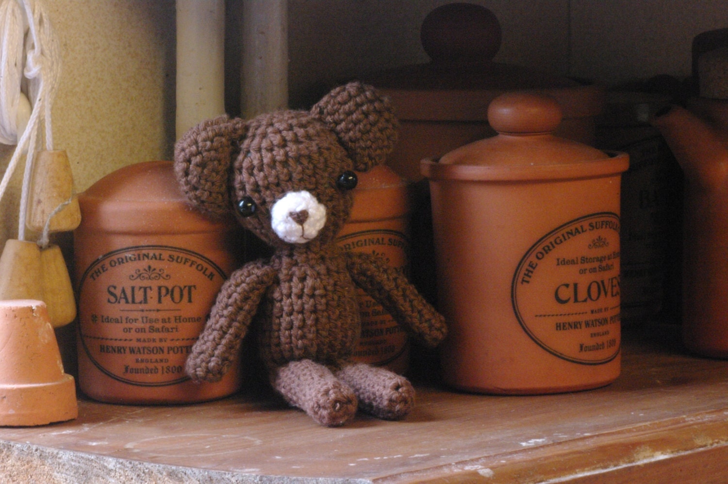 Crochet teddy bear, amigurumi bear, teddy bear, chocolate brown