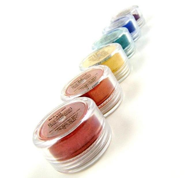 Eye Shadow Mineral Makeup - Rainbow Brights Eyeshadow Set - 6 Eye Colors - Vegan Eyeshadow