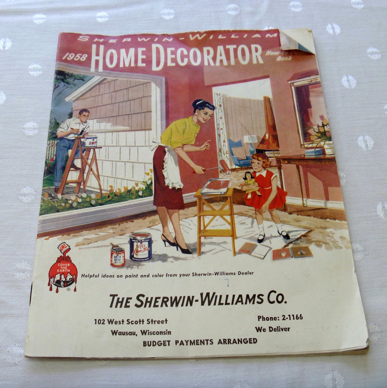 The SHERMAN WILLIAMS Co. Home Decorator Magazine 1958