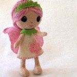 Itty bitty Felt fairy doll
