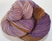 Faded Pansy: Superwash Panache (twinkling) Hand Painted Sock Yarn
