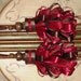 Sherry red,Walnut,Victorian,Finial Curtain Tassel Set