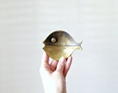Vintage Baller Austria Brass Fish Dish - Modernist, Bosse
