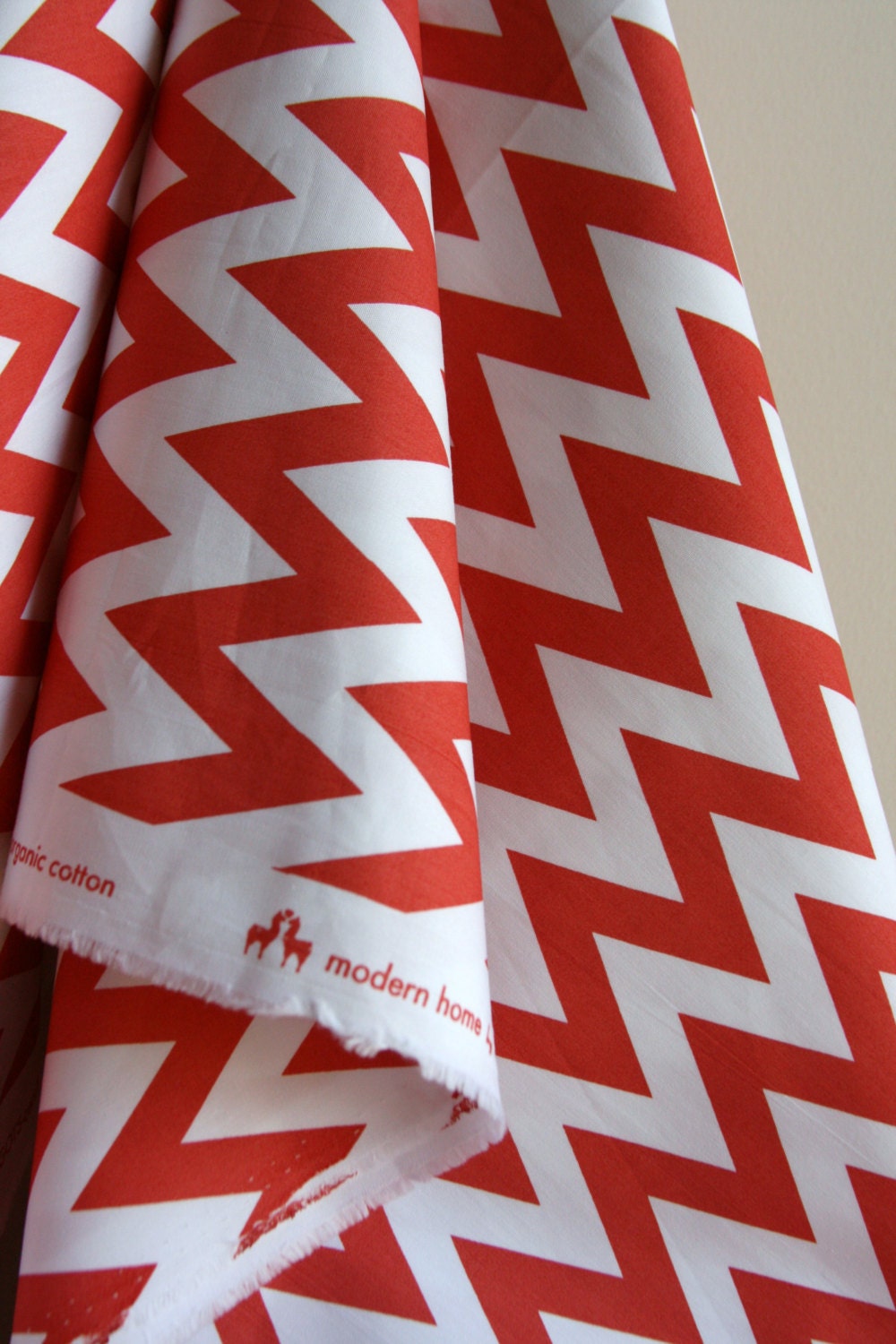 Organic "Ziggy" by deisgner Monaluna from the Modern Home Collection - ONE FAT QUARTER Cut of Fabric