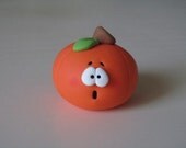 Polymer Clay Halloween Pumpkin