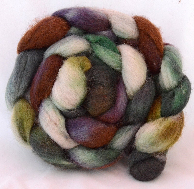 BFL/Silk Top for spinning, 4 oz