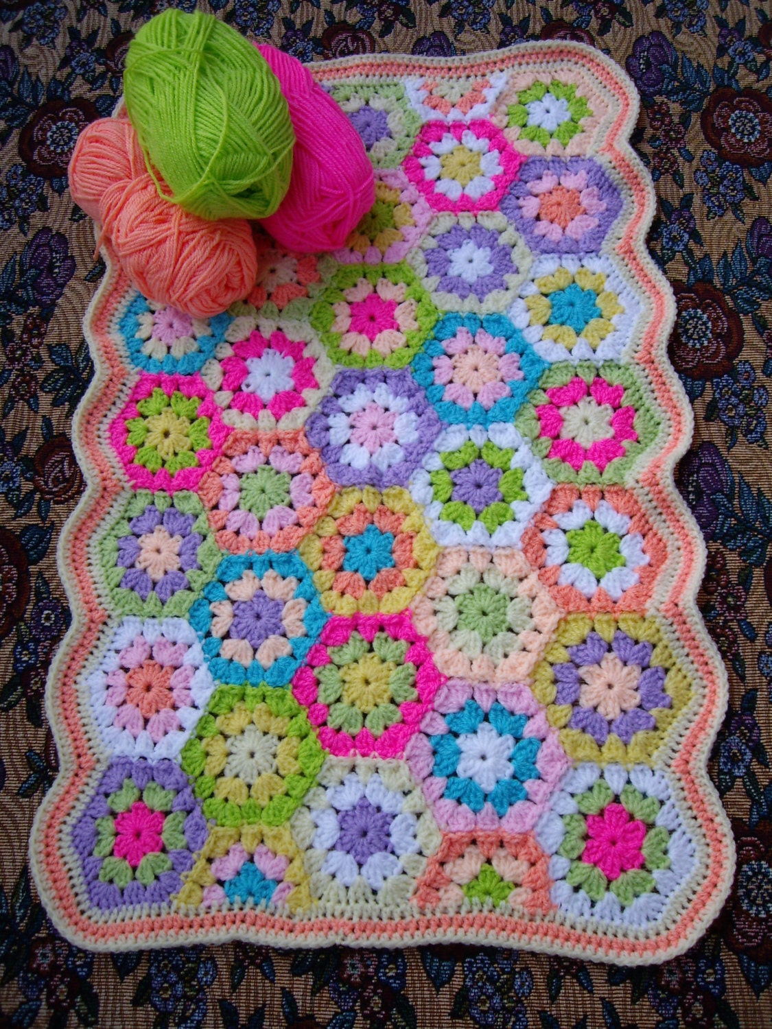 granny square crochet doll