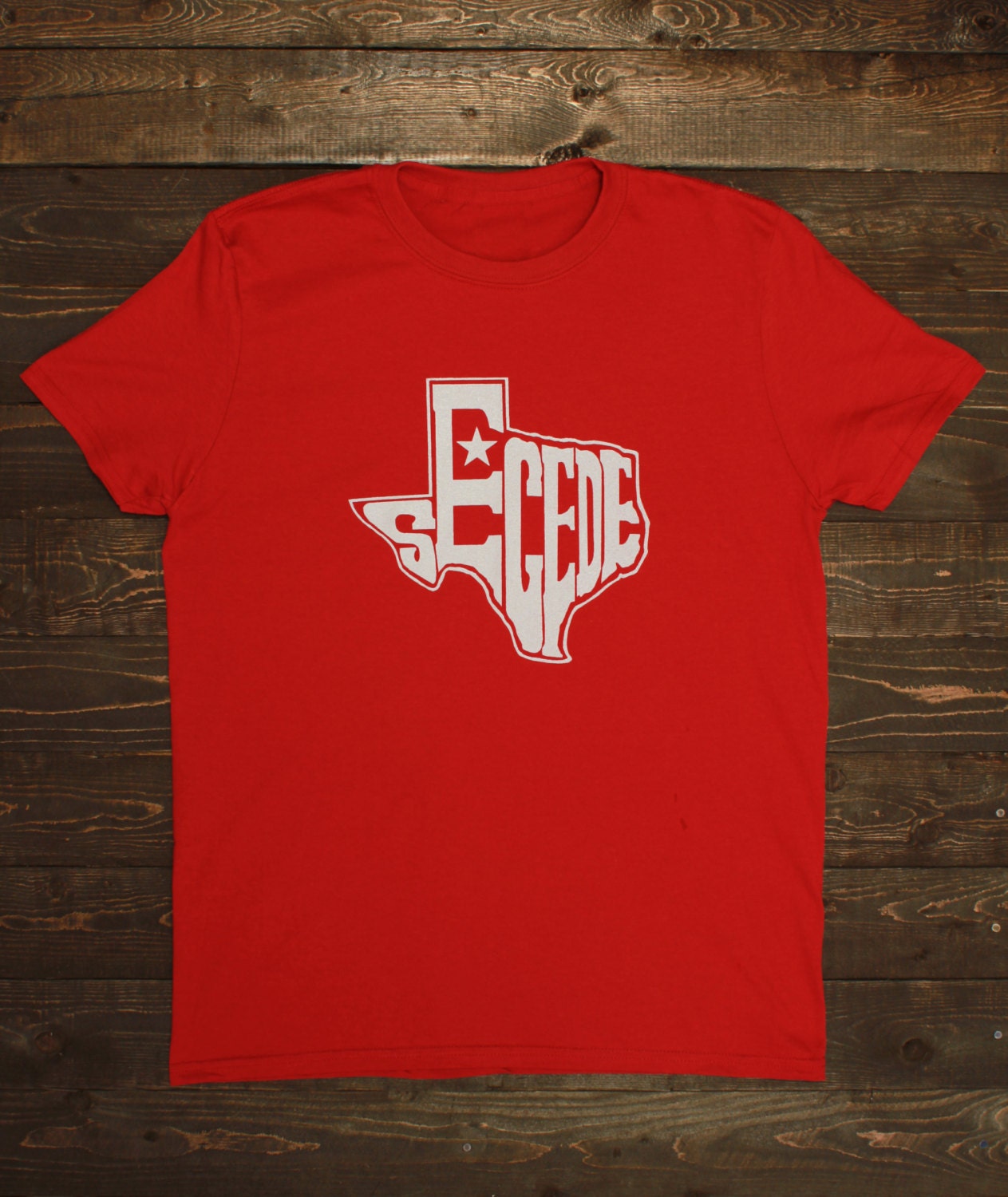Texas Secede T-Shirt - Cardinal Red