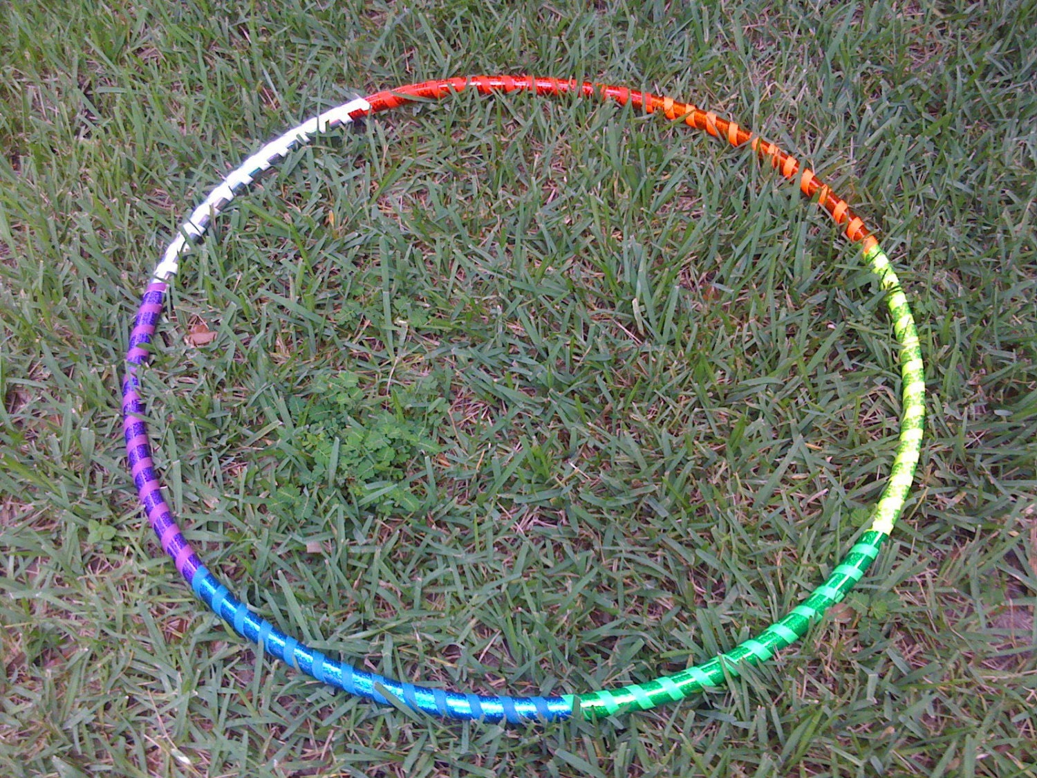 SALE - 7 CHAKRAS In Stock Hula Hoop - 42 Inch Dance Hoop