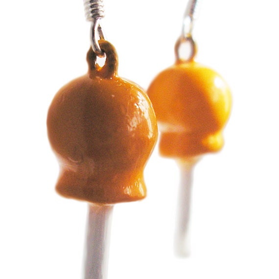 Kawaii Lollipop Earrings Polymer Clay