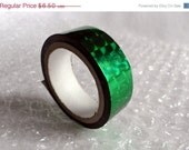 Decorative Film / Hula Hoop Tape - GREEN roll of Shiny Prism