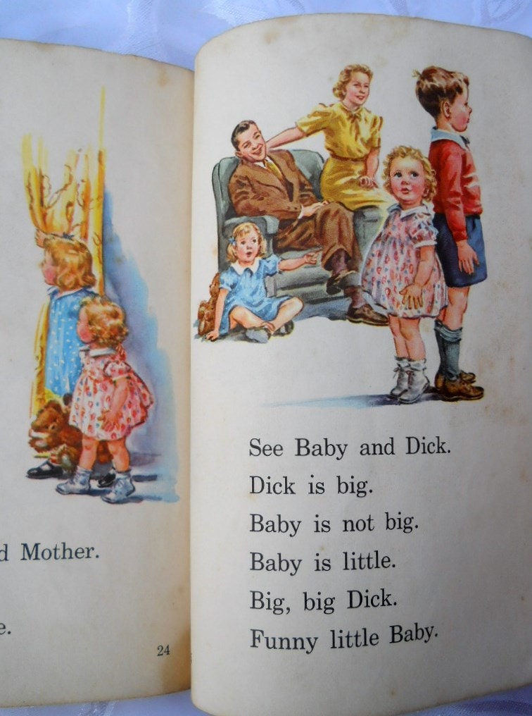 Basic Readers Dick and Jane We Look and See Texas edition