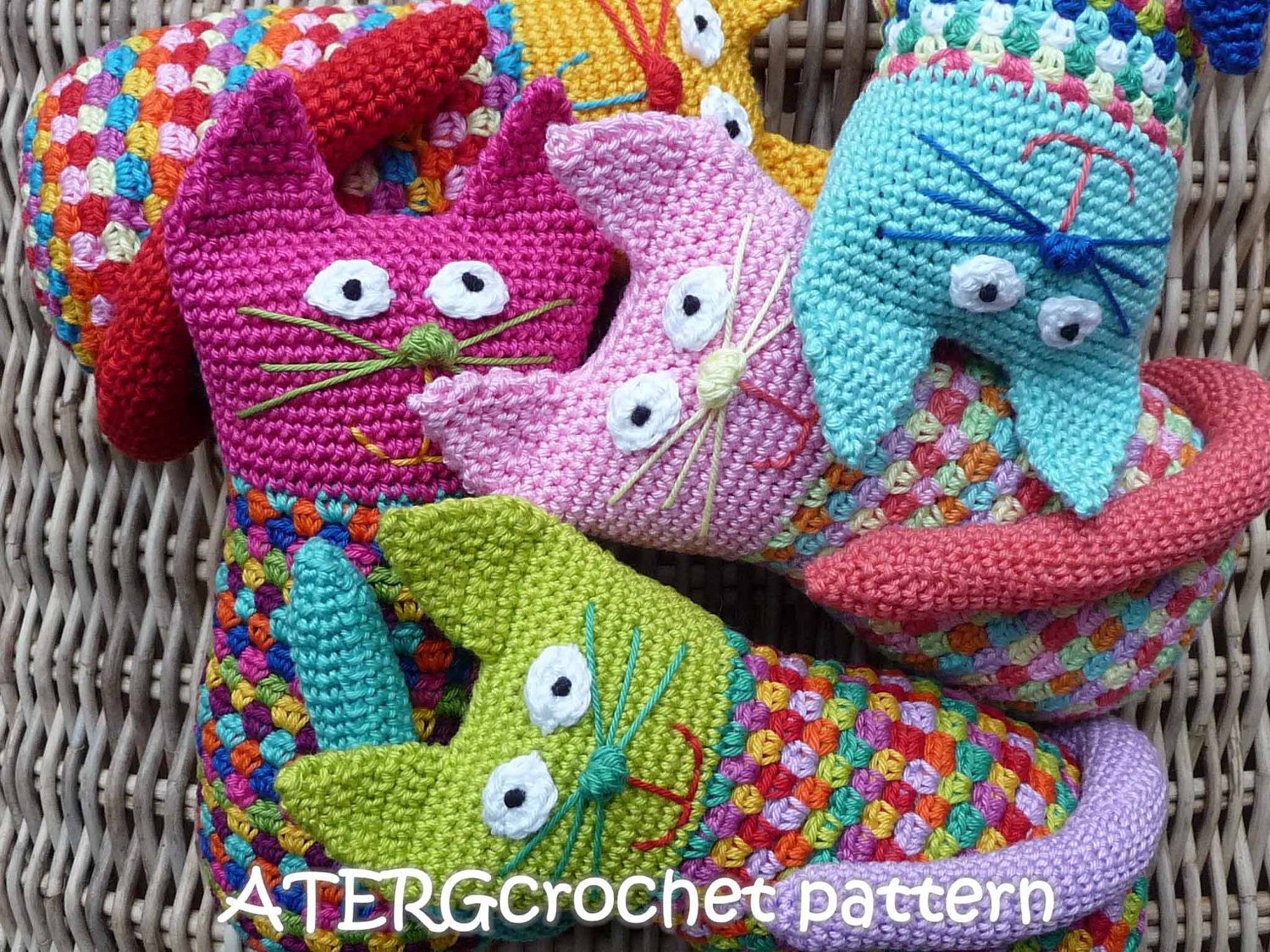 Crochet pattern cat by ATERGcrochet