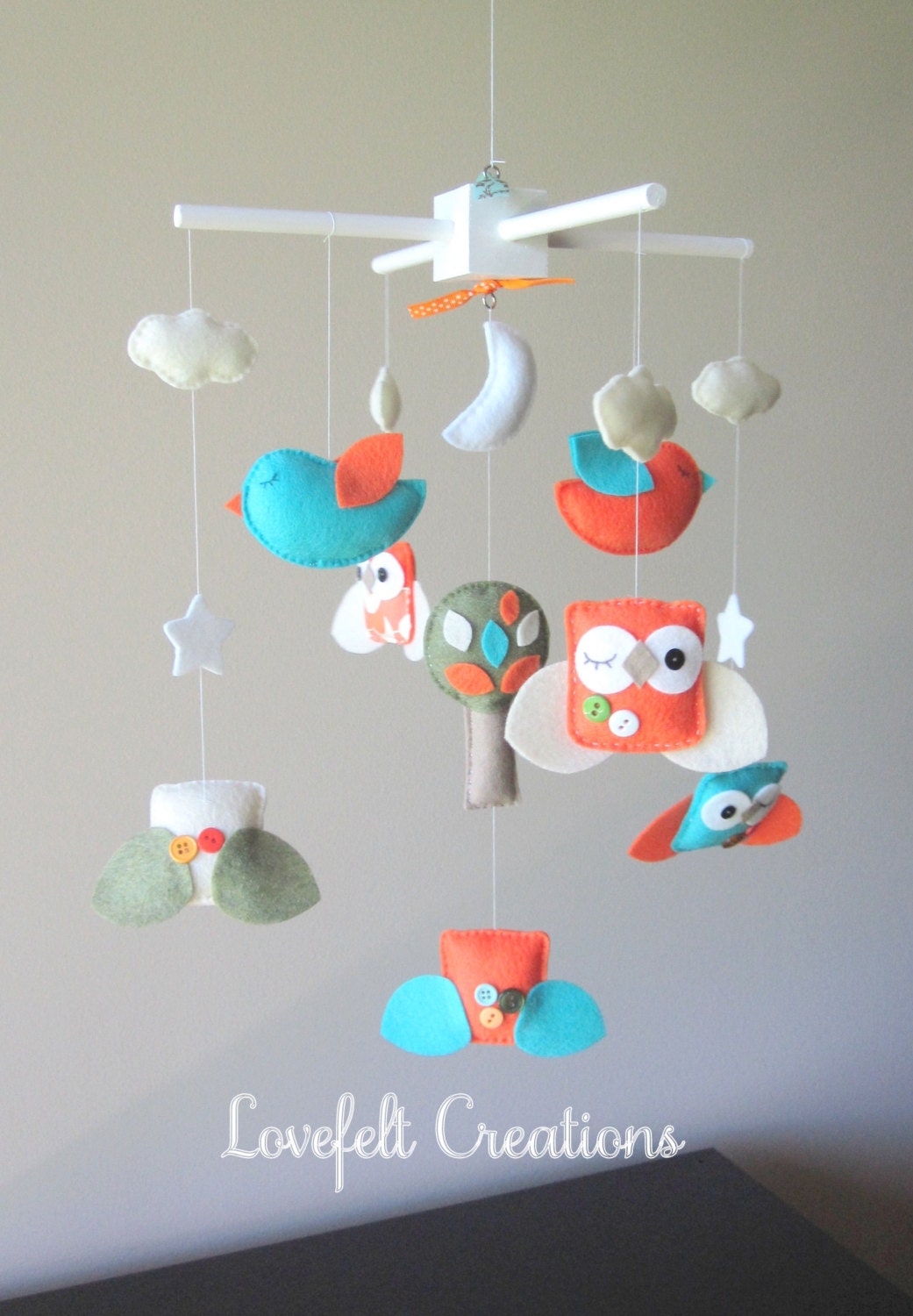 Baby Crib Mobile - Baby Mobile - Custom Baby Mobile - Owl Baby Mobile - Mobile Owls - Nursery Mobile