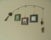 Fishing Photo Frame - Metal Brown - 3 Frames
