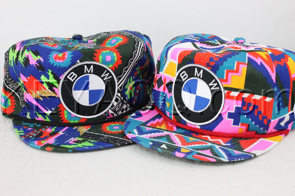 Tropical BMW Snapback -- Wild Fresh Prince Style