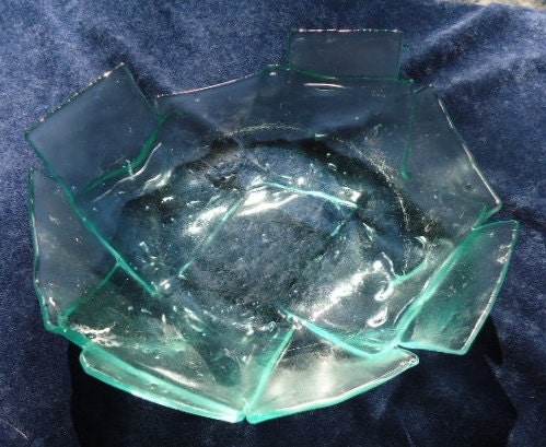 RECYCLING CUT BOTTLES into bowls, functional, useful, eco friendly and green, paty bowls, fruit bowls, bowls, glass bowls