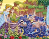 Peter Pan & friends N2. (Neverland). Cross Stitch Pattern. PDF Files. Free shipping.