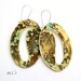 Green Patina Brass Oval Paisley Cut out Handcrafted Eco Friendly Oxidized Metalwork Artisan Boho Dangle Earrings Gift for Her.Free Shipping