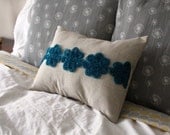 12x16 Turquoise Romance Pillow Cover