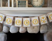 Light and Bright Paper Banner - Welcome