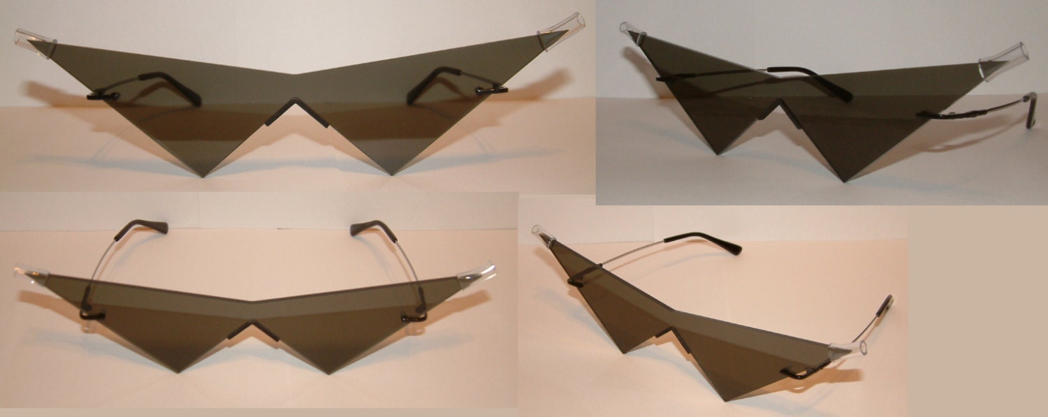 Mini Gurren Lagann Kamina cosplay Glasses Sun Glasses Black lenses