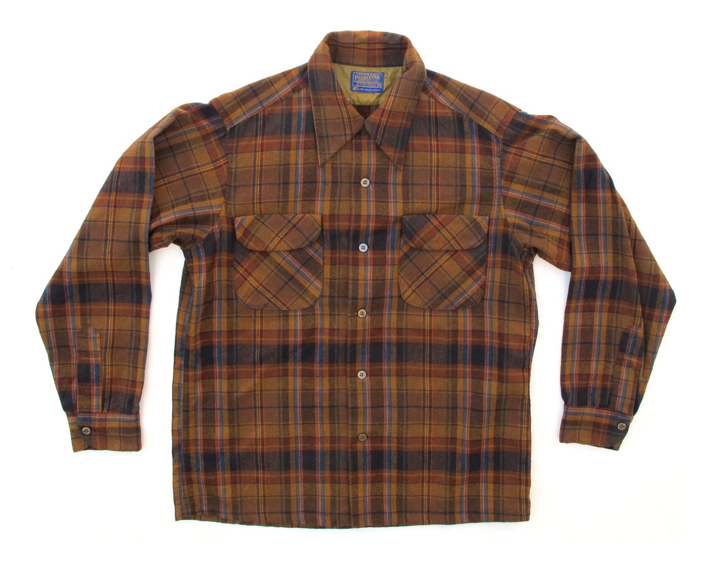 Vintage Pendleton Plaid  Shirt
