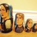 Set of Five Hunger Games Catching Fire Nesting Dolls
