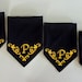 Monogrammed Cloth Napkins Elegant Embroidered Scroll Set of 4