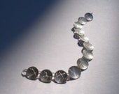 Zodiac Constellation Sterling Silver Bracelet: Star Map Design