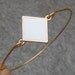 Lovely Square  Bangle Bracelet