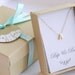 anchor necklace. 14k gold filled.