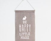 Be Happy - Eco Felt Wall Hanging