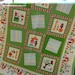 Child Circus Quilt, Handmade Quilt,  Circus Animals, "Under The Big Top" quilt, green