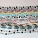Lot of 12 Vintage Rolled Paper Bead Necklaces