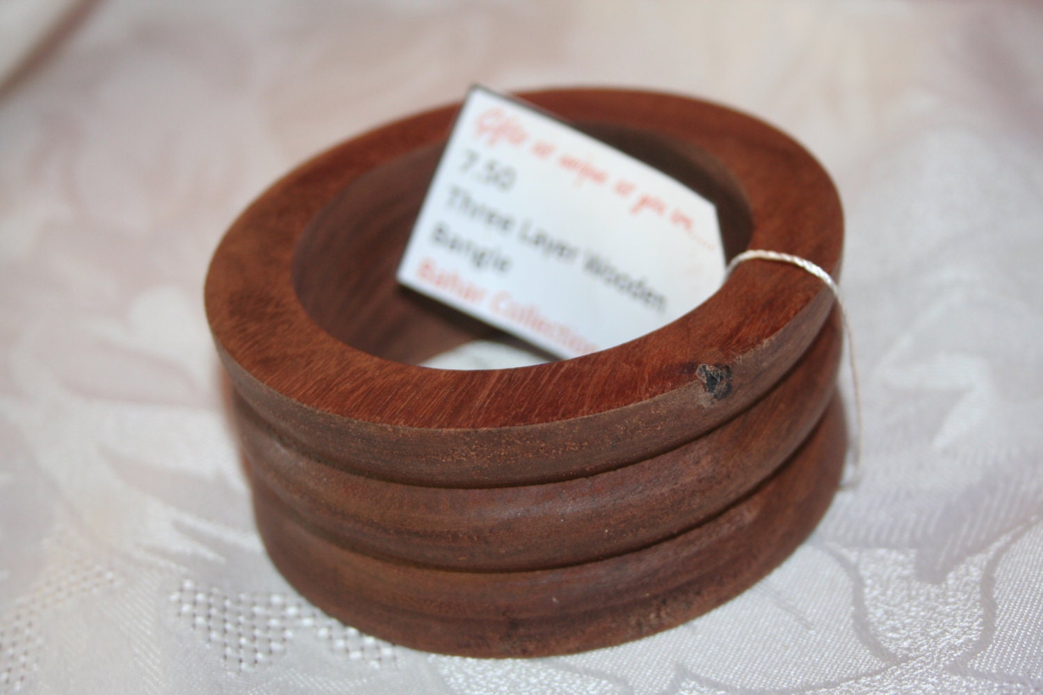 Chunky Fun Wooden Statement Bracelet